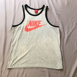 Nike logo workout tank